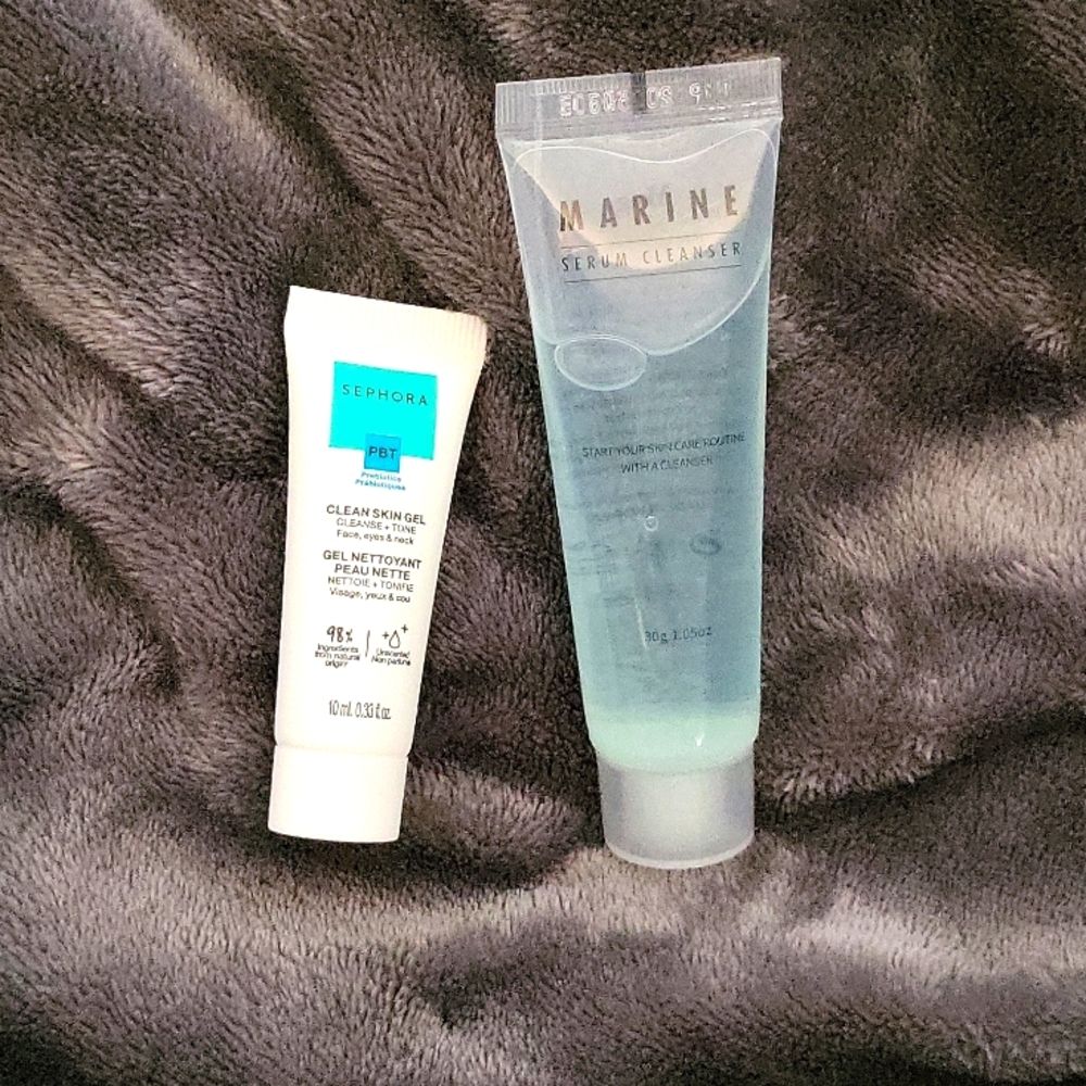 Marine serum cleanser & Sephora Clean Skin Gel Bundle